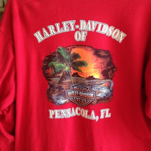 HARLEY Davidson Long Sleeve Shirt Size Large - Picture 5 of 8